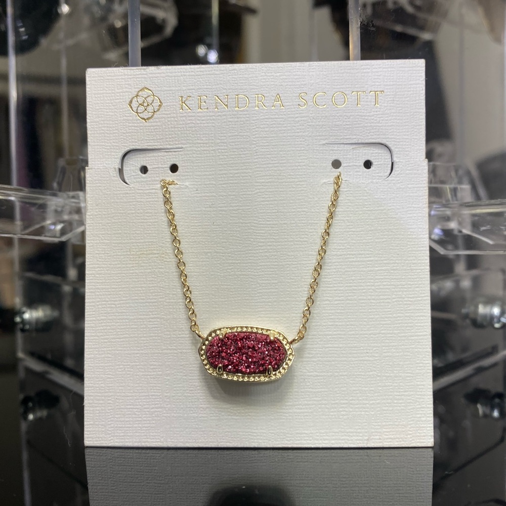 NEW Kendra Scott Elisa Necklace in Raspberry - Picture 6 of 8